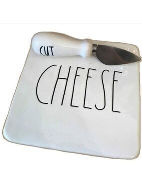 Rae Dunn Cheese & Cut Platter & Spreader set